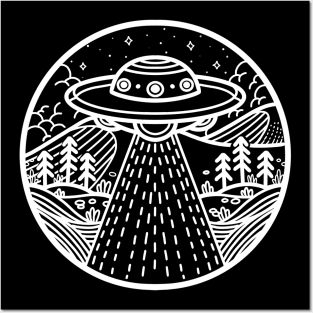 ufo Posters and Art